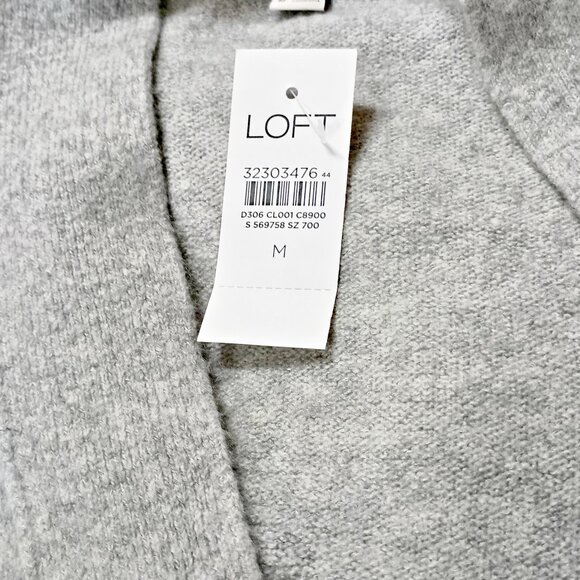 NEW! OVER SIZED BOYFRIEND CARDIGAN SWEATER By LOFT SZ M - Picture 3 of 4